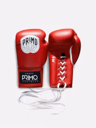 PRIMO: PRO BOXNINGSHANDSKAR MED SNÖRNING - RÖD