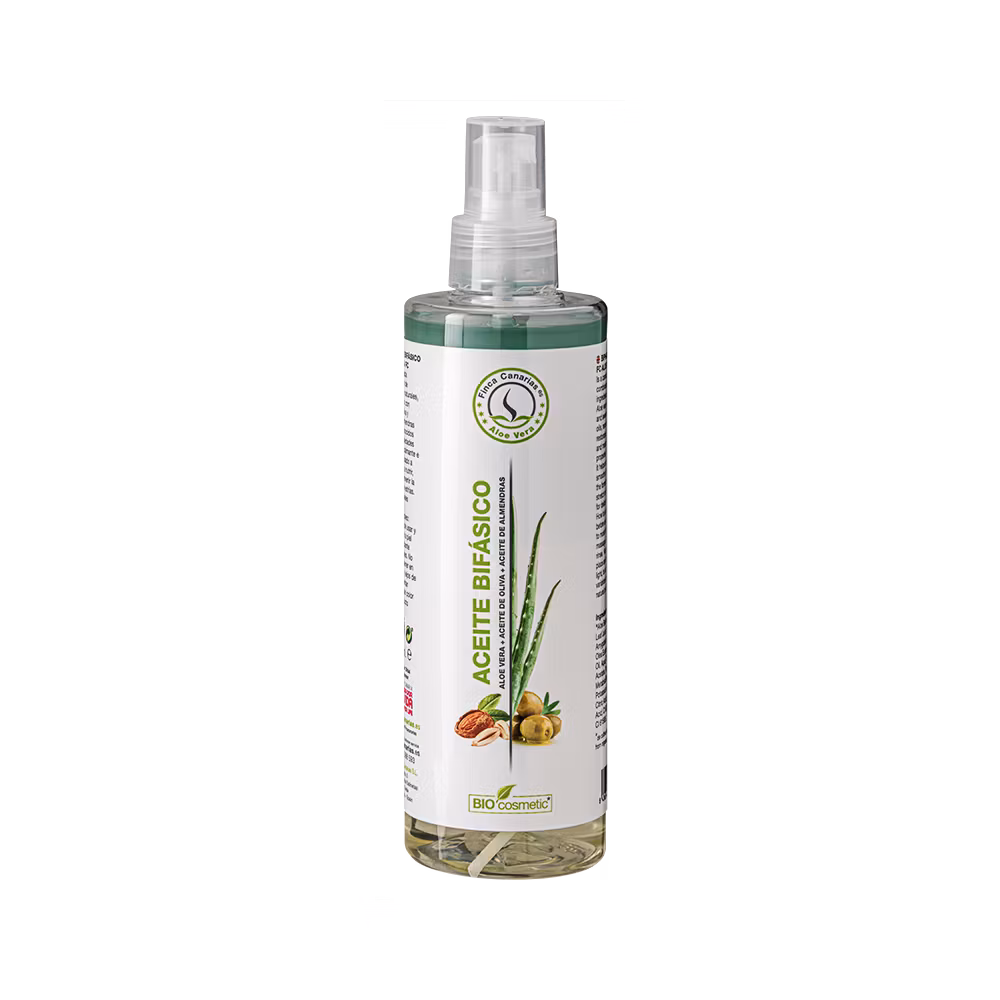 Biphasic oil - aloe vera och olja från mandel och oliver