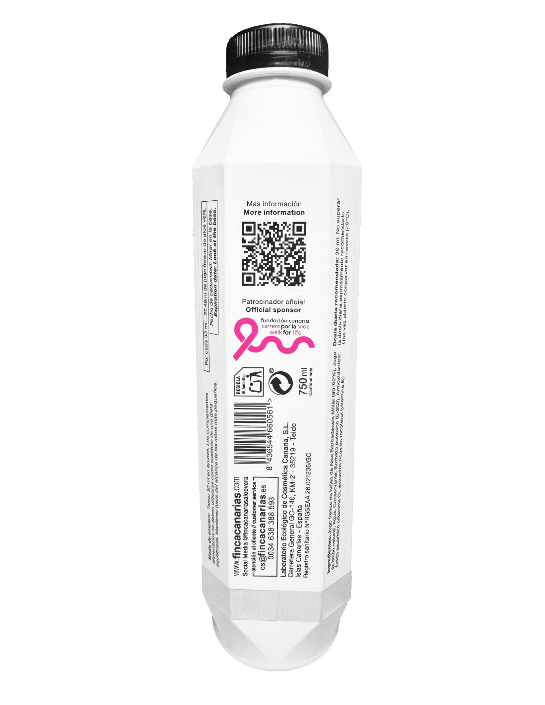 Färsk Aloe Vera Juice med fruktkött - 750 ml