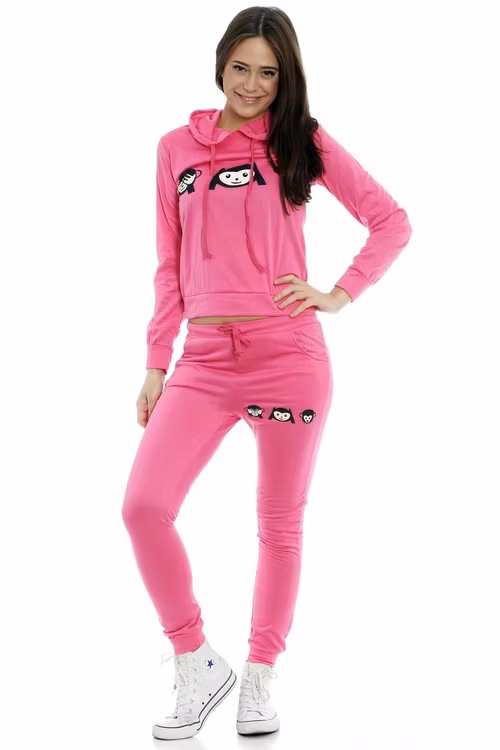 Stella Tracksuit Purple With Zippers