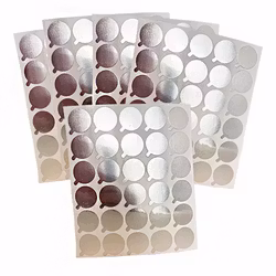 Aluminium-stickers Silver Dots