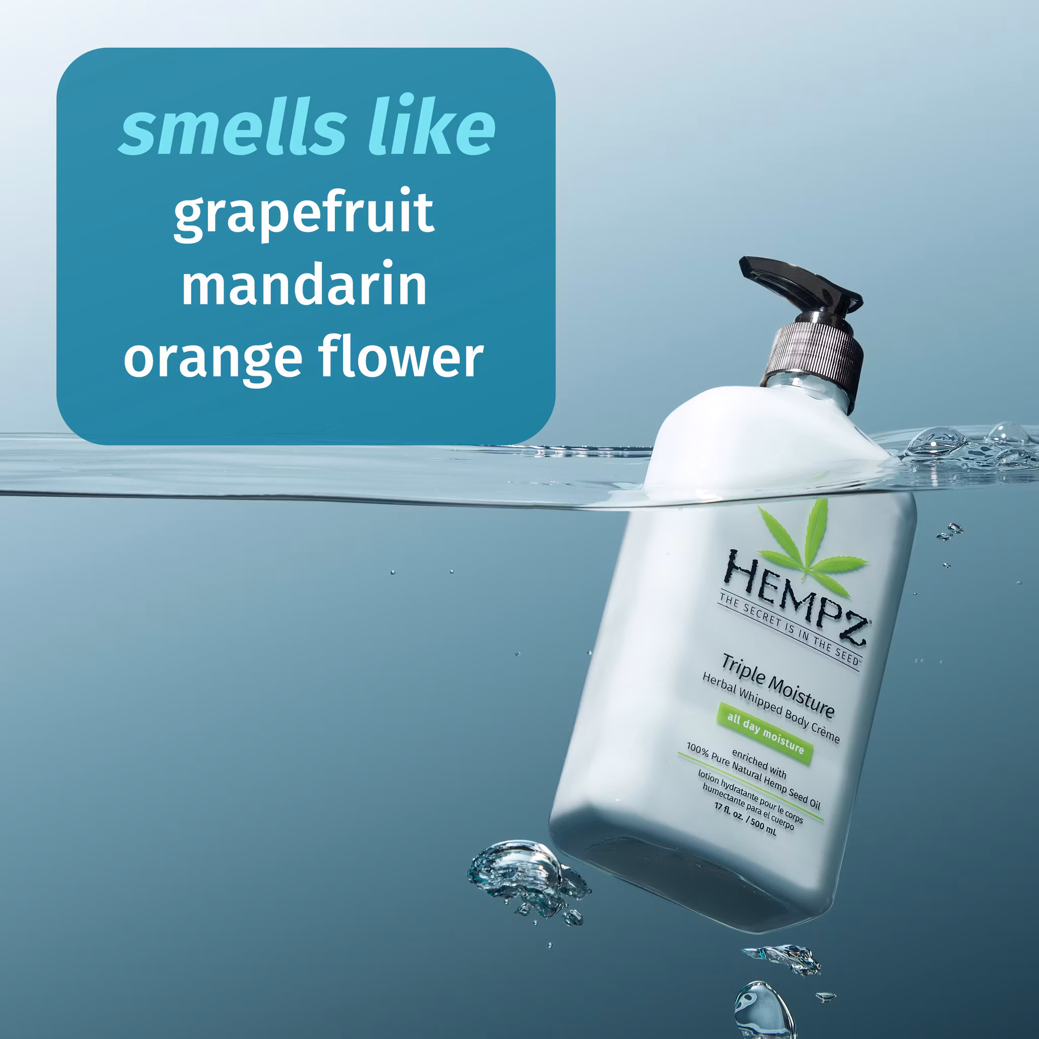 Hempz - Triple Moisture Herbal Whipped Body Crème 500 ml