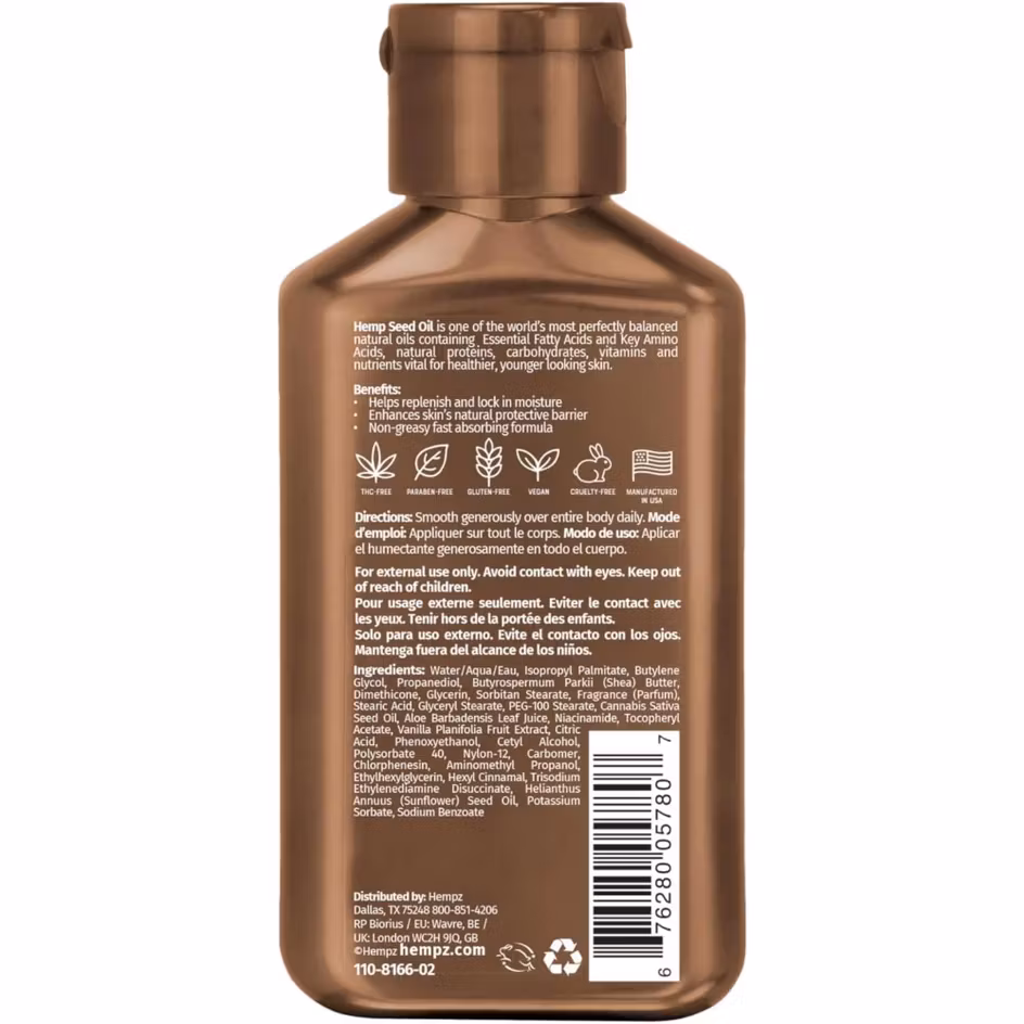 Hempz- Vanilla Lux Body Lotion 66ml