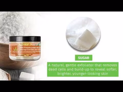 Hempz - Sweet Pineapple & Honey Melon Herbal Body Scrub 176g