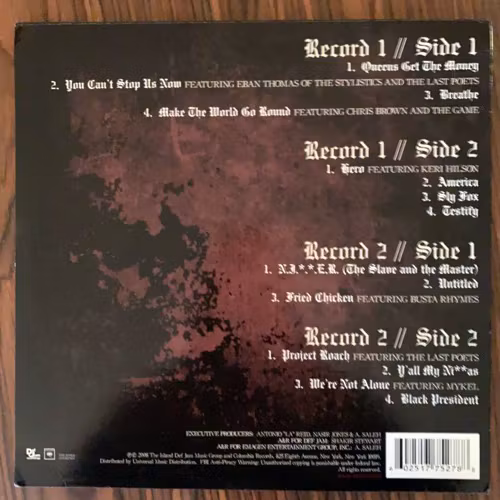 NAS Untitled (Def Jam - USA original) (VG+) 2LP