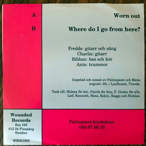 PALIMPSEST Palimpsest (Wounded - Sweden original) (EX) 7"