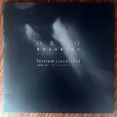 ORDO ROSARIUS EQUILIBRIO [Vision:Libertine] Part III - The Hangman's Triad (Black, red vinyl) (Out of Line - Germany original) (VG+/EX) 2LP