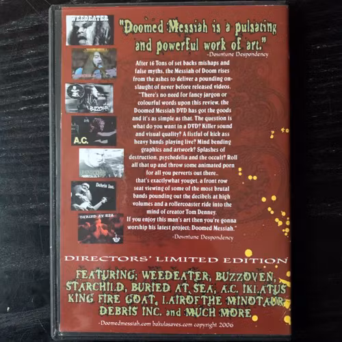 DOOMED MESSIAH Video Magazine (Doomed Messiah - USA original) (NM) DVD