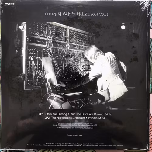 KLAUS SCHULZE Stars Are Burning (Мирумир - Europe original) (SS) 2LP