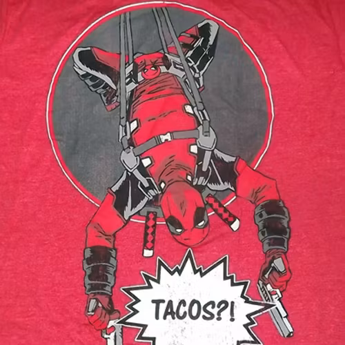 DEADPOOL Tacos (S) (NEW) T-SHIRT