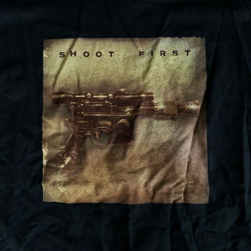 STAR WARS Shoot First (L) (USED) T-SHIRT