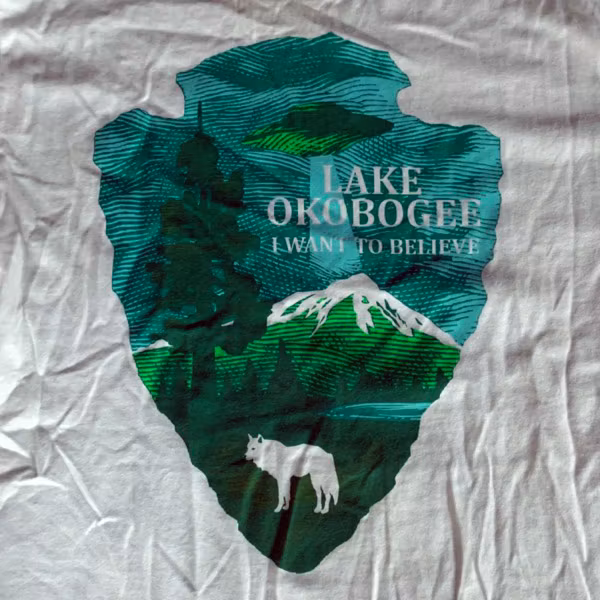 X-FILES, the Lake Okobogee (S) (USED) T-SHIRT