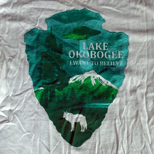 X-FILES, the Lake Okobogee (S) (USED) T-SHIRT