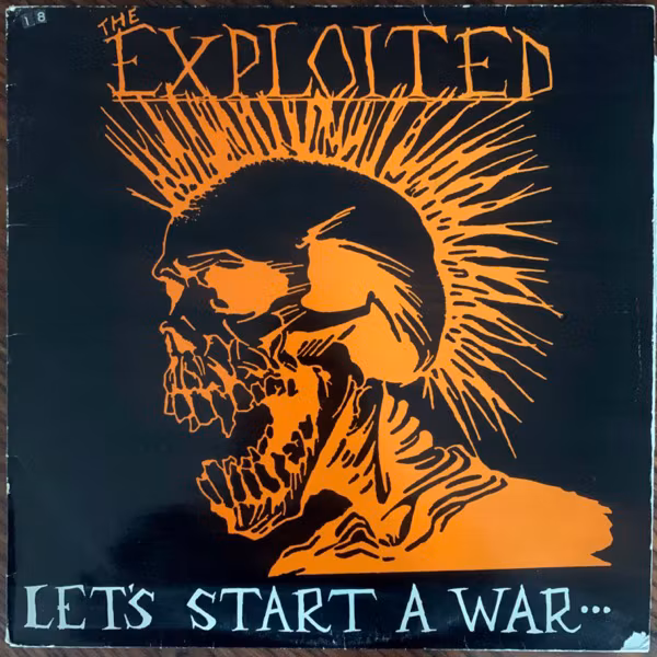 EXPLOITED, the Let's Start A War... ...Said Maggie One Day (MNW - Sweden original) (VG-/VG) LP