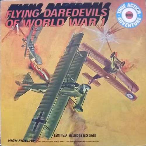 SOUNDTRACK Flying Daredevils of World War 1 (United Artists - USA original) (VG+) LP