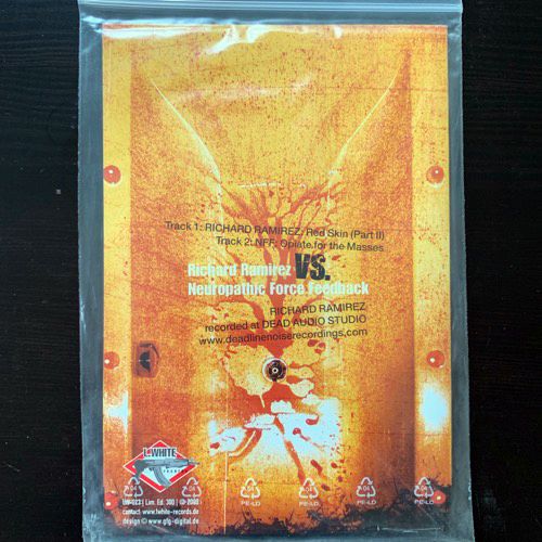 RICHARD RAMIREZ vs. NEUROPATHIC FORCE FEEDBACK Richard Ramirez vs. Neuropathic Force Feedback (L. White - Germany original) (NM) CD