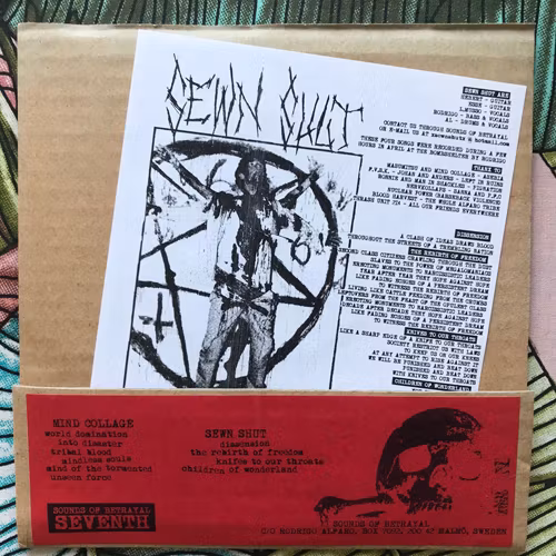 MIND COLLAGGE/SEWN SHUT Split (Sounds of Betrayal - Sweden original) (EX) 7"