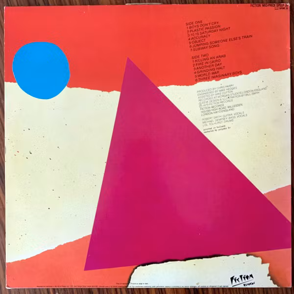 CURE, the Boys Don't Cry (Fiction - UK reissue) (VG+) LP