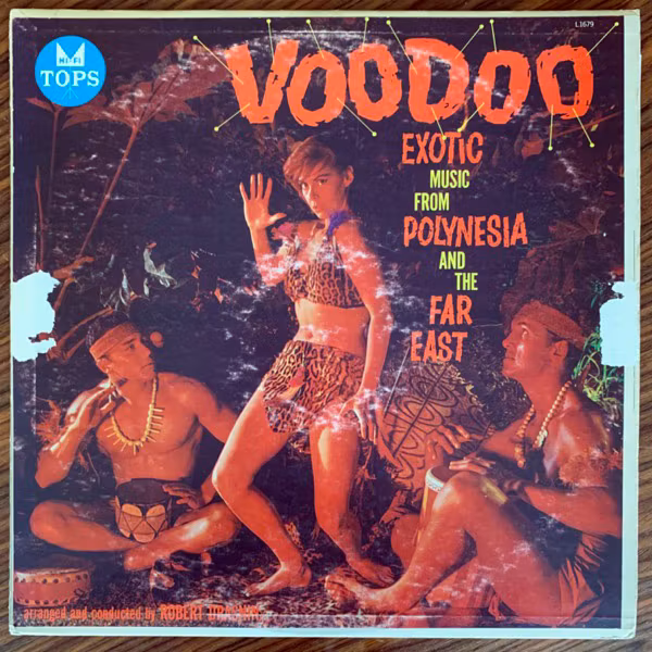 ROBERT DRASNIN Voodoo Exotic Music From Polynesia And The Far East (Tops - USA original) (VG-) LP