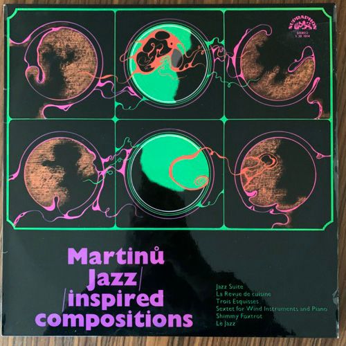 BOHUSLAV MARTINU Jazz-inspired Compositions (Supraphon - Czechoslovakia original) (VG+/EX) LP