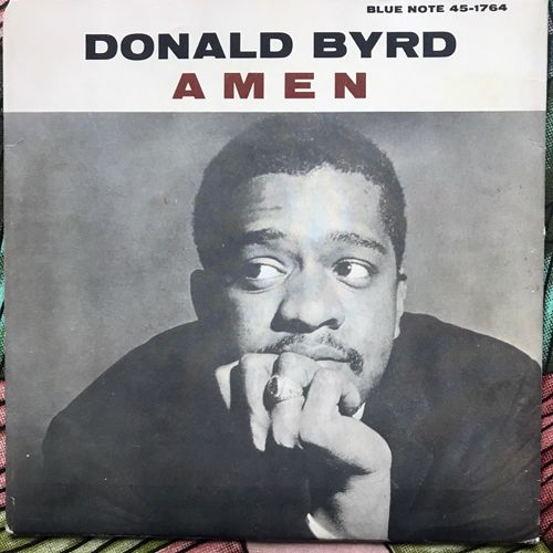 DONALD BYRD Amen (Blue Note - Sweden original) (VG+) 7"
