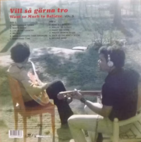 SOUNDTRACK John "Rabbit" Bundrick & Johnny Nash ‎– Vill Så Gärna Tro - Want So Much To Believe Vol. 1 (Mellotronen - Sweden original) (NM) LP+DVD