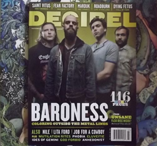 DECIBEL #93 Jul 2012 (With UNSANE flexi single) (NEW) MAGAZINE + FLEXI 7"