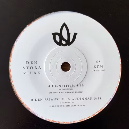 DEN STORA VILAN Disneyfilm / Den Fasansfulla Gudinnan (DSV - Sweden original) (NEW) 7"
