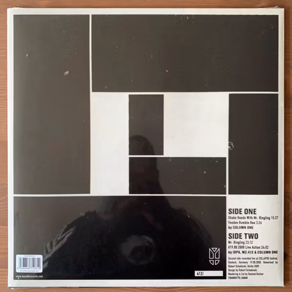 COLUMN ONE / IDPA / MZ.412 Live Action / Voodoo Bumble Bee (Tourette - USA original) (SS) LP