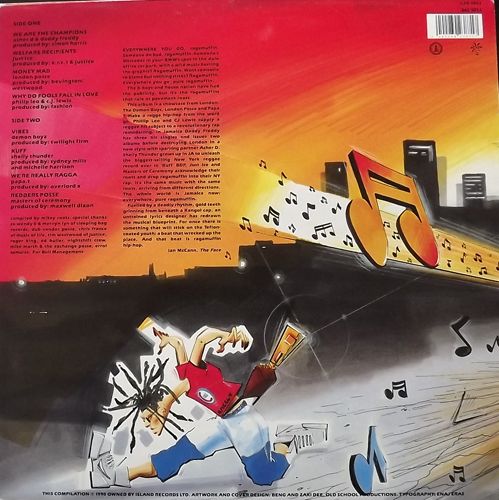 VARIOUS Ragga Hip Hop Volume 1 (Mango - UK original) (VG+) LP