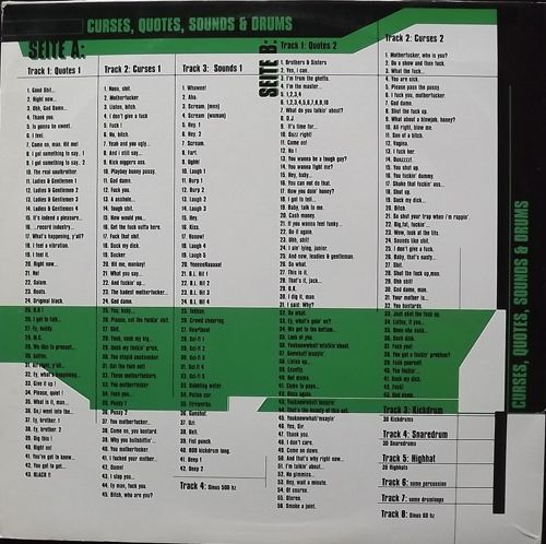 VARIOUS Curses, Quotes, Sounds & Drums Vol 1 (Hong Kong - Germany original) (VG) LP