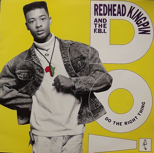 REDHEAD KINGPIN AND THE FBI Do The Right Thing (Virgin - USA original) (VG+/VG) 12"