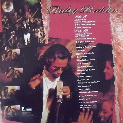 DRU DOWN FEATURING BOOTSY COLLINS Baby Bubba (Promo) (Relativity - USA original) (VG+/EX) 12" EP