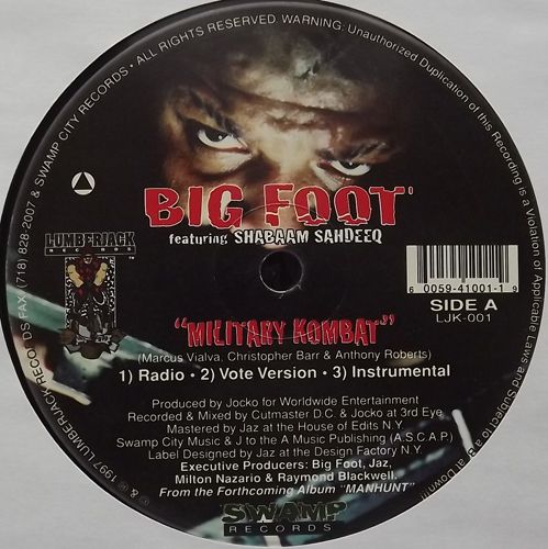 BIG FOOT Military Kombat (Lumberjack - USA original) (VG+) 12"