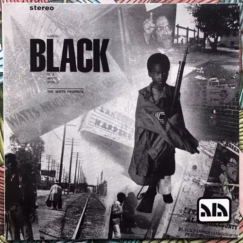 WATTS PROPHETS, the Rappin' Black In A White World (ALA - USA reissue) (NM) LP