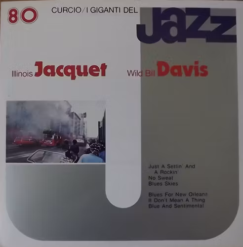 ILLINOIS JACQUET/WILB BILL DAVIS I Giganti Del Jazz Vol. 80 (Curcio - Italy original) (EX) LP