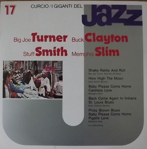 BIG JOE TURNER/BUCK CLAYTON/STUFF SMITH/MEMPHIS SLIM I Giganti Del Jazz Vol. 17 (Curcio - Italy original) (EX) LP
