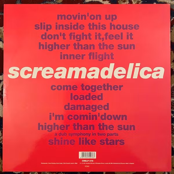 PRIMAL SCREAM Screamadelica (Creation - UK original) (EX) 2LP