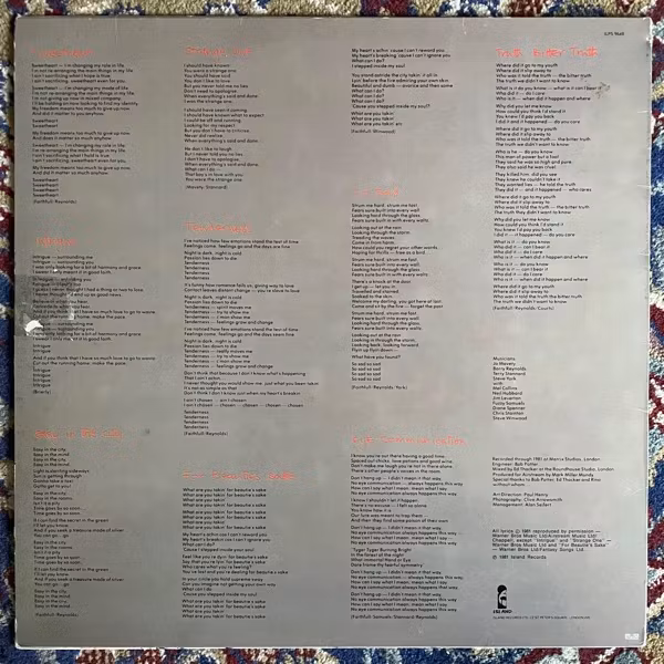 MARIANNE FAITHFULL Dangerous Acquaintances (Island - Sweden original) (VG/VG+) LP