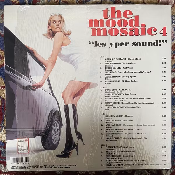 VARIOUS The Mood Mosaic 4 "Les Yper Sound!" (Yellowstone - Italy original) (EX/VG) 2LP