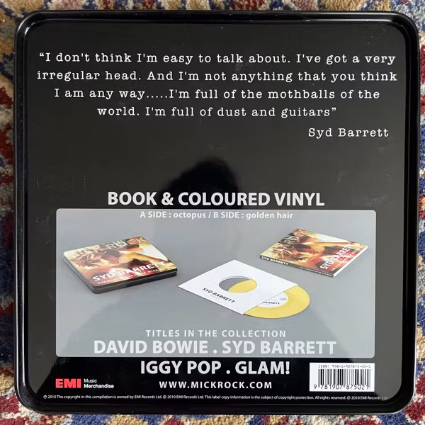 SYD BARRETT, MICK ROCK Syd Barrett, The Photography Of Mick Rock (EMI - USA original) (NM) 7"+BOOK