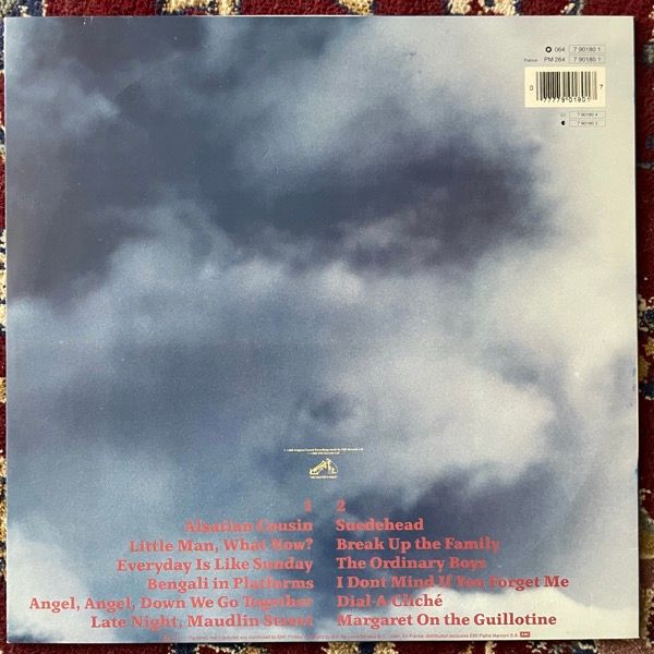 MORRISSEY Viva Hate (His Master's Voice - Europe original) (VG+/VG) LP