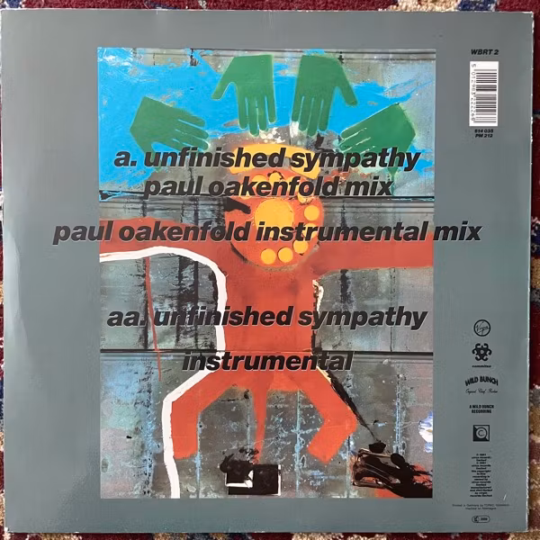 MASSIVE ATTACK Unfinished Sympathy (Virgin - Europe original) (VG+) 12"