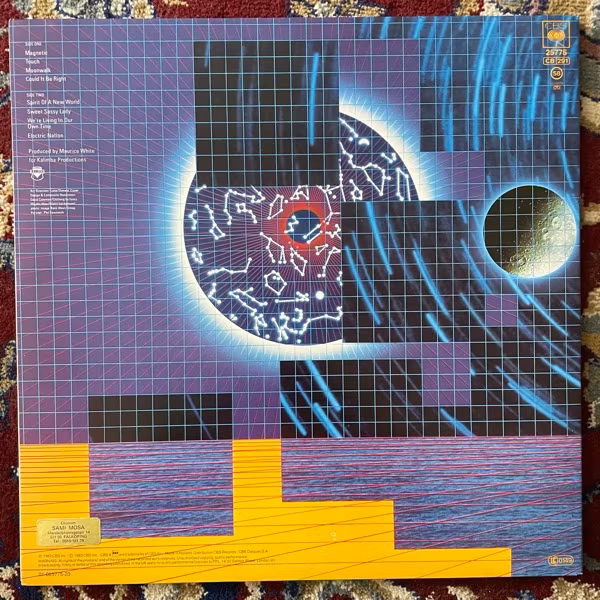 EARTH, WIND & FIRE Electric Universe (CBS - Europe original) (EX/VG+) LP