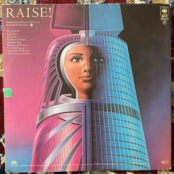 EARTH, WIND & FIRE Raise! (CBS - Europe original) (VG) LP