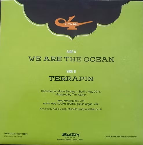 KING KHAN & BBQ SHOW, the We Are The Ocean (Sultan - Canada original) (EX) 7"