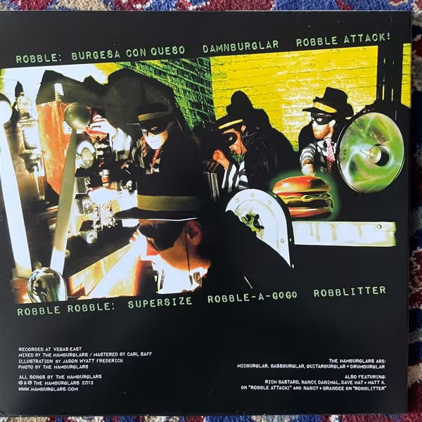 HAMBURGLARS, the The Hamburglars (Self released - USA original) (EX) 10"