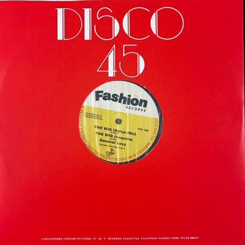 GENERAL LEVY The Wig (Fashion - UK original) (VG+) 12"