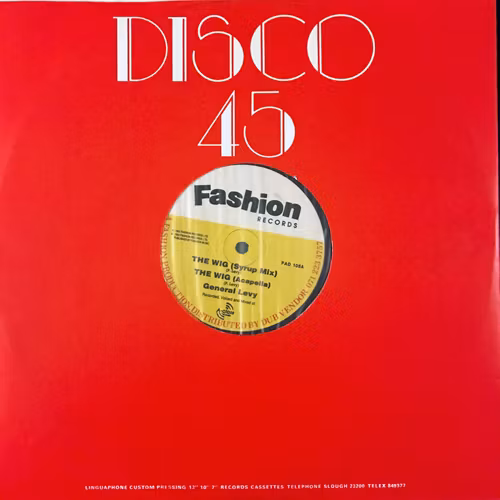 GENERAL LEVY The Wig (Fashion - UK original) (VG+) 12"