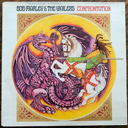 BOB MARLEY & THE WAILERS Confrontation (Island - Scandinavia original) (VG+) LP